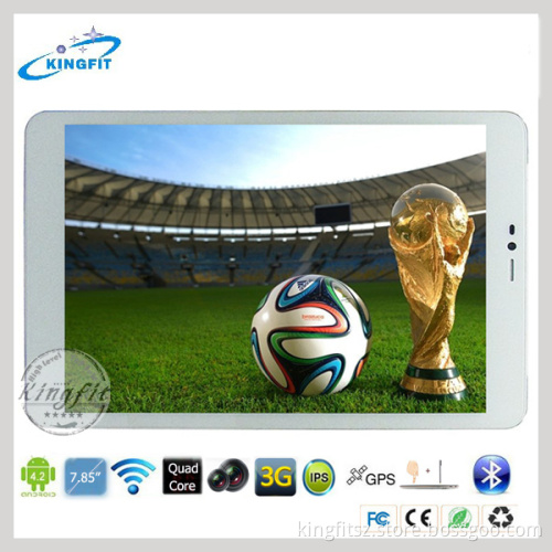 Brand Quality 7.85 Inch Mtk8382 Quad Core 3G GPS Bluetooth FM Radio Function Tablet PC